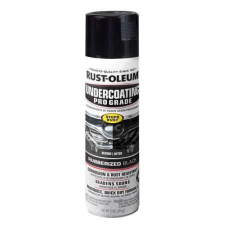 Rust-Oleum Spray Paint Undercoating Professional Black 15oz 248656