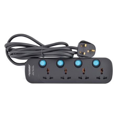 Terminator 13A Switched Universal Power Extension Socket With Neon TPB6G-5M