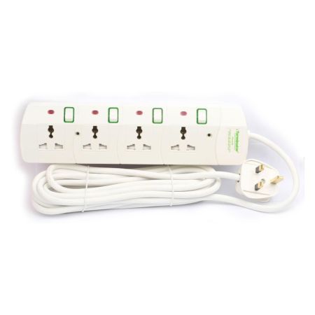 Terminator 13A Switched Universal Power Extension Socket TPB 4ASP