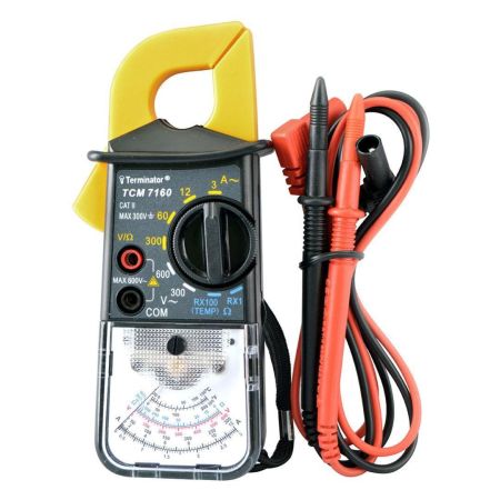Terminator Analogue Clamp Meter 600V AC 300A TCM 7160