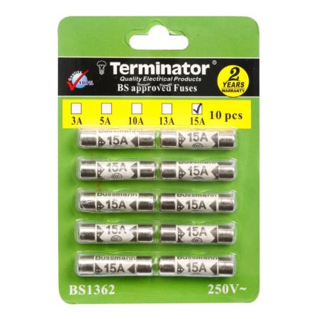 Terminator Ceramic Fuse 15A TCF 15A