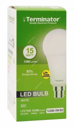 Terminator Led Bulb 15W White E27 TLEDB-15W
