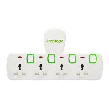 Terminator Multiway Universal Socket Direct Plug In Adaptor TMA 574T