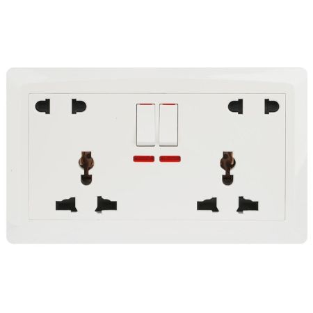 Terminator Wall Plate 2 Universal Socket 2x2RP TWS 434D