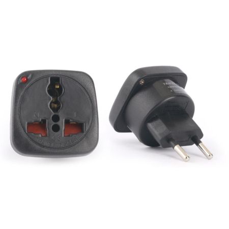 Terminator travel adaptor 2RP to universal (black) TL 12B